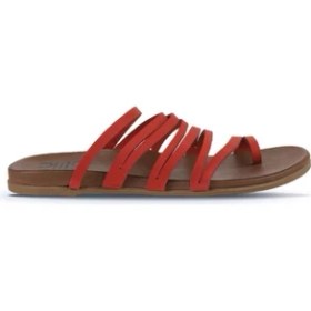 Resim Bueno Shoes Kırmızı Nubuk Kadın Parmak Arası Terlik 01WU4238 01WU4238 