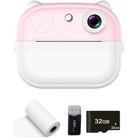 Resim Geeksen Çocuk Kamerası Anında Termal Ekranlı Fotoğraf Yazıcısı 48mp 