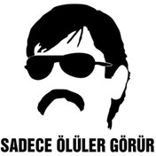 Resim Genel Markalar Sadece Ölüler Görür Oto Motor Laptop Duvar Folyo Sticker 25x22 Cm 