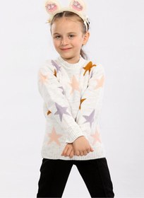 Resim Cloudy Kids Kız Çocuk Bisiklet Yaka Triko Kazak 