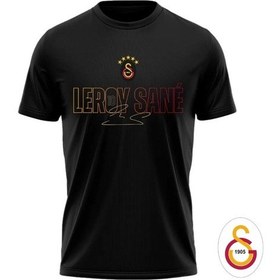 Resim Galatasaray Leroy Sane Artwork T-shirt Forma Siyah 