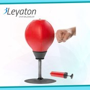 Resim Leyaton Pencikbol Masaüstü Boks Topu,pompa Hediyeli Kırmızı 