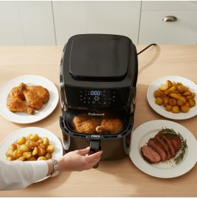 Resim Robx Robwell AS41 7 L 2in1 Kızartma Ve Buhar Sistemi Airfryer 