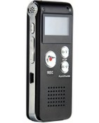 Resim Sunshine011 Siyah 8gb 650 Saat Çok Fonksiyonlu Şarj Edilebilir Dijital Ses Kaydedici Mp3 Çalar 