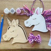 Resim Kendi Unicornunu Boya Kiti - 10 Parça, Kendin Yap Unicorn Boyama Seti, Unicorn Parti İkram Fikirleri (İplik ve Pigment Yok), Mükemmel Bayram ve Paskalya Süsleme Hediyesi 