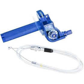 Resim Hightower Motosiklet Gaz Kumandası 22mm Cnc Alüminyum Hızlı Twist Blue Klx Cr Crf Exc Xr 