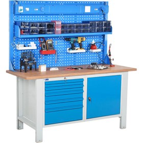 Resim starçelik Atölye Çalışma Tezgahı (1600x720x830-930 mm) 