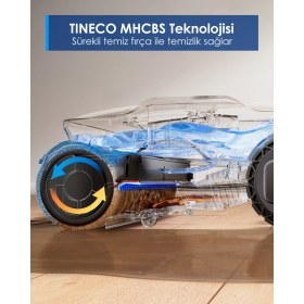 Resim Tineco Floor One S9 Artist Steam Kablosuz Buharlı Akıllı Islak Kuru Süpürge, Zemin Temizleyici Paspas, 140°C Yüksek Isılı Hypersteam Buhar Teknolojisi, 22KPA Güçlü Emiş, iloop Akıllı Emiş 
