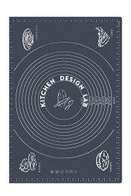 Resim Kitchen Design Lab 45x65 CM Silikon Hamur Açma Matı Ve Gri Silikon Yanmaz Mutfak Fırın Eldiveni 2'li Set Gri 