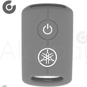 Resim Alazpay Yamaha Xmax Nmax Tech Max İronmax & Tricity 125 250 300 400 Silikon Desenli Anahtar Kılıfı (Gri) 