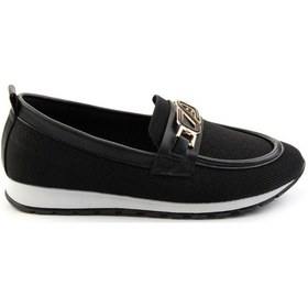 Resim Siyah Kadın Loafer Ayakkabı K01311000482 Çok Renkli 