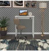 Resim Kenzlife bilgisayar çalışma masası çambudivip 075*070*40 byz ofis Beyaz 