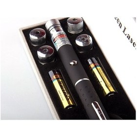 Resim Yeşil Lazer Pointer 8000 Mw 5 Başlıklı 