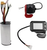 Resim Greethga 36V 350W Elektrikli Scooter Kontrol LCD Ekran Elektrikli Scooter Fren Hızlandırıcı Gaz Kelebeği Seti Sıkıca ve Güvenilir Sabit (36V) 