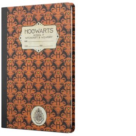 Resim HARRY POTTER HUFFLEPUFF SERT KAPAK BUTIK DEFTER KAHVERENGI 