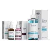 Resim The purest solutions cilt düzensizliklerini önlemeye yardımcı aydınlatıcı bakım seti 200 ml + 30 ml + 30 ml 