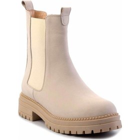 Resim Bej Leather Kadın Bot & Bootie K02553410201 Bej 