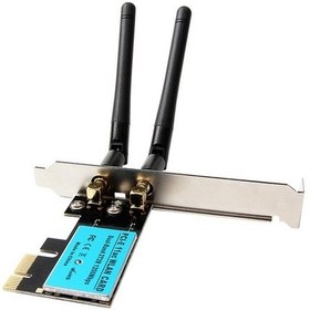 Resim Masaüstü Bilgisayar İçin Pcı-e Kablosuz Ağ Kartı, 1200m Wifi Alıcı Ve Verici, Ağ Sinyali Güçlendirici 