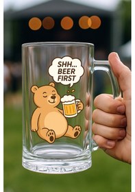 Resim Baskılı Bira Bardağı Beerfirst 