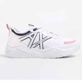 Resim Armani Exchange Beyaz-Pembe Kadın Sneaker XDX039XV311S939 