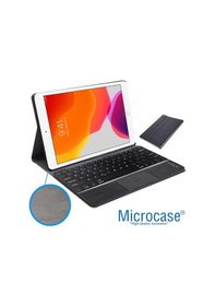 Resim Apple Uyumlu iPad 7.Nesil 10.2" 2019 Bt Touchpad Klavyeli Standlı Kılıf - Bkk5 