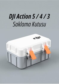 Resim Djı Action 5 / 4 / 3 İçin Dayanıklı Taşıma Ve Saklama Kutusu Sert Kasa 8x11x7 Cm 