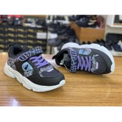 Resim Cool Kids Pabuchome Toyo Tabanlı Çocuk Spor Ayakkabı Siyah Mor 