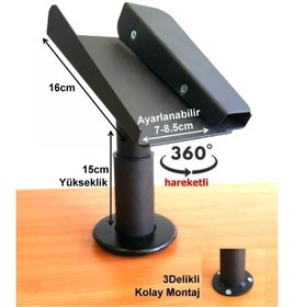Resim electroon Masa Montajlı Hareketli Yazarkasa Pos Tutucu V2 