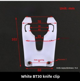 Resim Yuntech01 Iso30 Bt30 Bt40nbt30 Uyumlu Otomatik Bıçak Değiştirme Mekanizmasıyla Ahşap Taşlama Makinesi - Dayanıklı Plastik Kaplama Ve Bıçak Deposu 