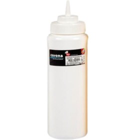 Resim Corona Professional 950 Ml Sosluk Ketçap Ve Mayonez Şişesi Geniş Kapaklı Beyaz - Bo2121 