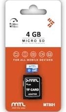 Resim MTL 4 GB Micro SD Kart (TF Card) Class 10 - Telefon Tablet Kamera Hafıza Kartı ile uyumlu 