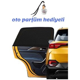 Resim Araç Yan Cam Perdesi Güneşlik 2 Adet Oto Kokusu N11.732 