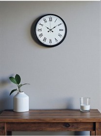 Resim 36 Cm Siyah Roma Rakamlı Duvar Saati Çok Renkli 