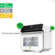 Resim Wiami Airfryer Buharlı Hava Fritözü 10.5 Lt – Beyaz 