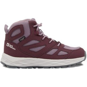 Resim Jack Wolfskin Woodland 2 Texapore Mid K Unisex Çocuk Mor Bot 