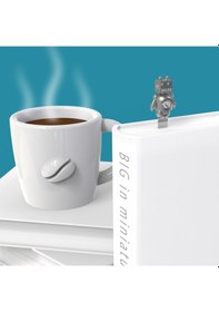 Resim Robot Kitap Ayracı Gümüş 