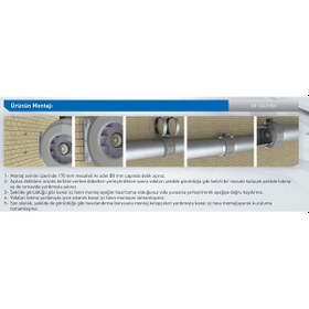 Resim Aircol 100 Kf Yuvarlak Kanal Tipi Aspiratör 