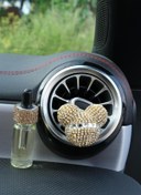 Resim TASARIM ARABAM ATİKE ELİF AKIN Panda Koku Gold Taş, Gümüş Bagetli & Yedek Koku Şişesi 