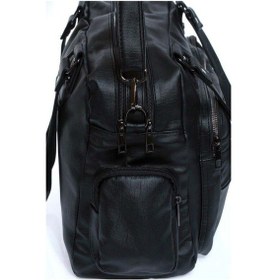 Resim Çanta Sepetim Yıkama Deri Çapraz Askılı Çok Gözlü Kadın Omuz Çanta - Siyah 