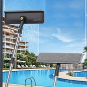 Resim 2'li Yüksek Katı Pencere Temizleme Seti, Çift Fiber Bezler, Yüksek Katı Cam Temizleme ve Çizgi, Yeniden Kullanılabilir Mikrofiber Ped, Güç Gerektirmez, Makinede Yıkanabilir, İdeal Anne Günü Hediyesi 