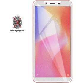 Resim Xiaomi Redmi 6 / Redmi 6a İçin Tam Mat Olmayan Buzlu Temperli Cam Filmi 