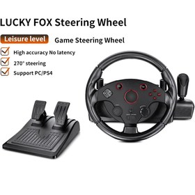 Resim İMEXTECH Gerçek Sürüş Deneyimi 270 Derece PS4/PS3/XBOX ONE/XB360/PC Yarışçı Oyun Direksiyonu 