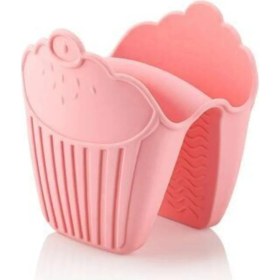 Resim 2'li Silikon Fırın Eldiveni ve Tepsi Tutacağı 