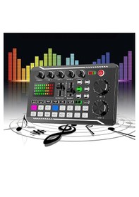 Resim Yenilzd Stüdyo Ses Mikseri Şarjlı Dj Canlı Yayın Kondenser Mikro 