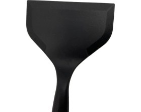 Resim Multiamo İvory Isıya Dayanıklı Geniş Ağız Spatula 25 cm x 12 cm Siyah Renkli 