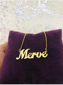 Resim Genel Markalar Kadın Merve Isim Kolye 