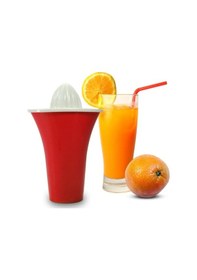 Resim Portakal Limon Meyve Sıkacağı Bardaklı Narenciye Sıkacağı 500 Ml 