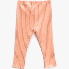 Resim Kız Bebek Basic Ribanalı Tayt Beli Lastikli 