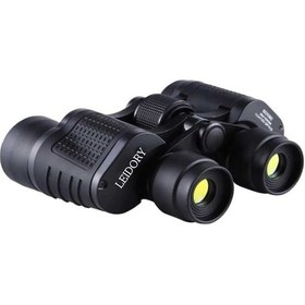 Resim Leidory 80x80 Uzun Menzilli El Dürbünü Altın - Siyah 