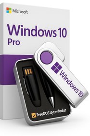 Resim Microsoft Windows 10 Pro Orijinal Lisans + Kurulum USB 16GB | Office 2021 Pro Plus Hediye 